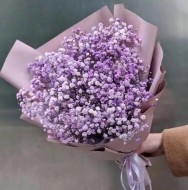 Букет из фиолетовой гипсофилы Букет из фиолетовой гипсофилы